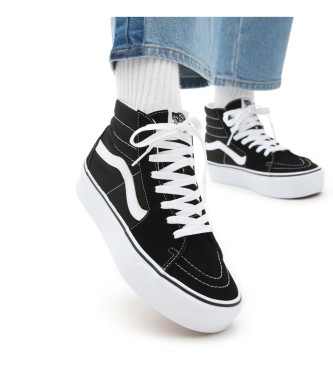 Vans Sk8-Hi 2.0 Suede Platform Sneakers Black