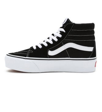 Vans Sk8-Hi 2.0 Suede Platform Sneakers Black