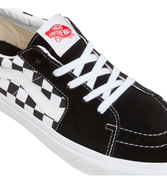 Vans Skórzane buty UA SK8-Low w kolorze czarnym