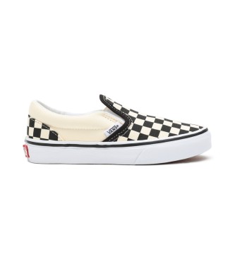 Vans Checkboard Classic Slip-On Sneakers vit, svart