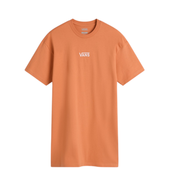 Vans T-shirt dress Center Vee orange