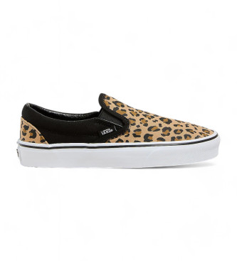 Vans Tnis Slip-On clssicos castanhos