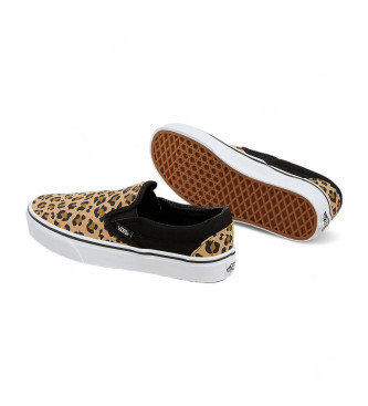 Vans Tnis Slip-On clssicos castanhos