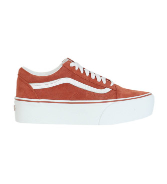 Vans Sneakers in camoscio rosso Woven Old