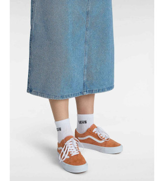 Vans Baskets Old Skool en toile orange pour femmes