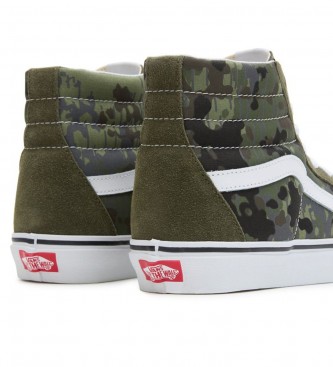 Vans Sneakers in pelle camouflage verde