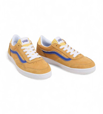 Vans Cruze Too Cc senffarbene Turnschuhe aus Leder