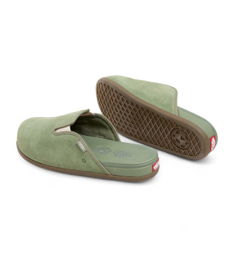 Vans Zapatillas de piel Harbor Mule Vr verde