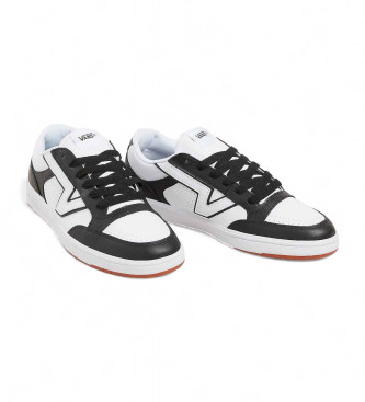 Vans Baskets en cuir Hylane blanc, noir