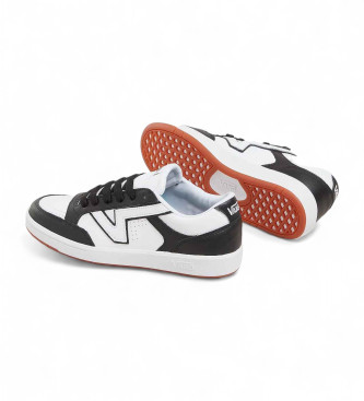 Vans Baskets en cuir Hylane blanc, noir