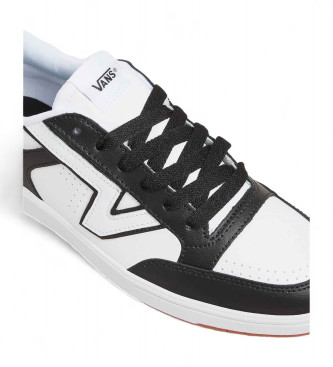 Vans Hylane leren sportschoenen wit, zwart