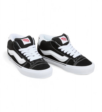 Vans Knu Mid sapatos de couro preto