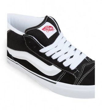 Vans Knu Mid sapatos de couro preto