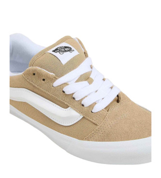 Vans Knu Skool bež usnjene športne copate
