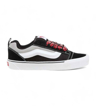 Vans Knu Skool leren sportschoenen zwart