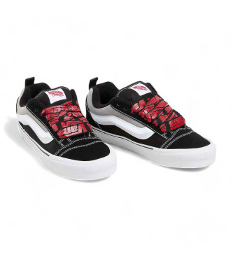 Vans Knu Skool leren sportschoenen zwart