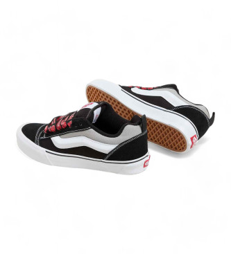 Vans Knu Skool leren sportschoenen zwart