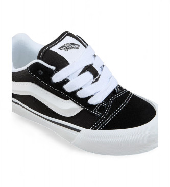 Vans Knu Skool leren sportschoenen zwart