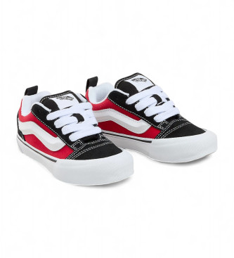 Vans Knu Skool usnjeni čevlji rdeče barve