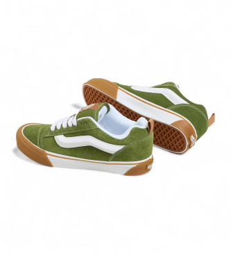 Vans Sneaker Knu Skool in pelle verde