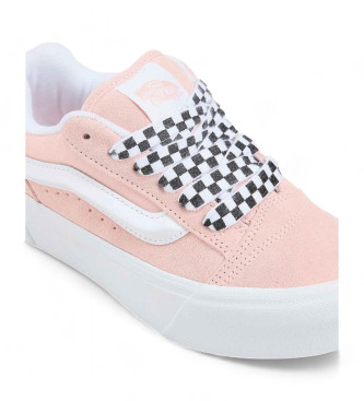 Vans Sneaker Knu Stack in pelle rosa