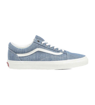 Vans Sapatilhas Old Skool em pele azul