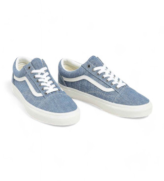 Vans Modre usnjene superge Old Skool