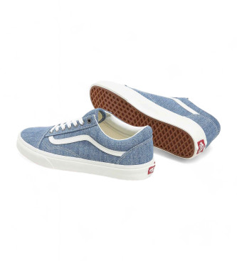 Vans Sapatilhas Old Skool em pele azul