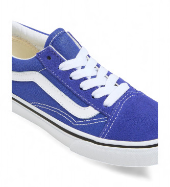 Vans Sapatilhas Old Skool em pele azul