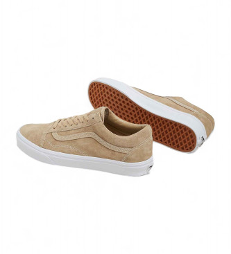 Vans Sapatilhas Old Skool em pele bege