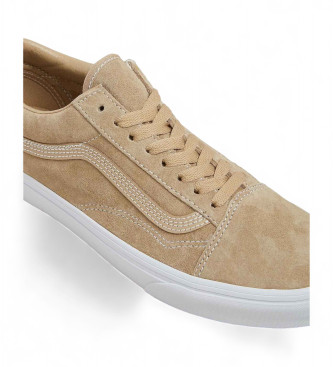 Vans Sapatilhas Old Skool em pele bege