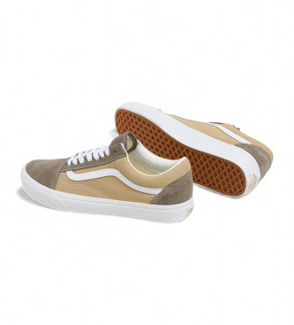 Vans Sapatilhas Old Skool em pele bege