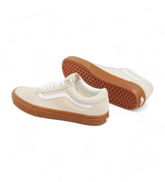 Vans Scarpe da ginnastica Old Skool in pelle beige