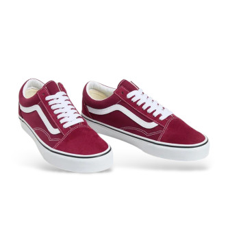 Vans Sapatilhas Old Skool em pele castanha