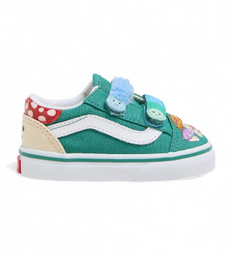 Vans Old Skool Mushroom sapatilhas de couro verde