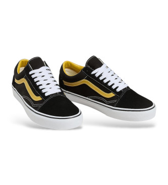 Vans Old Skool Leren Sneakers zwart