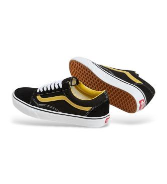 Vans Skórzane sneakersy Old Skool w kolorze czarnym