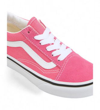 Vans Sapatilhas Old Skool em pele cor-de-rosa