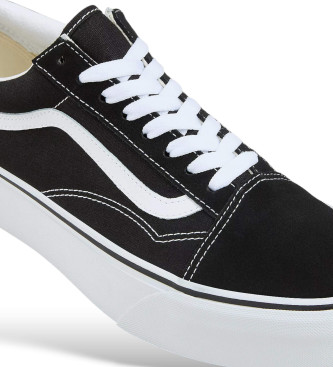 Vans Old Skool Stackform tnis de couro preto