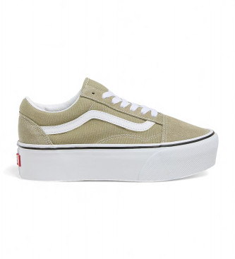 Vans Scarpe da ginnastica Old Skool Stackform in pelle verde