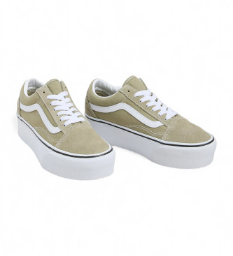 Vans Scarpe da ginnastica Old Skool Stackform in pelle verde