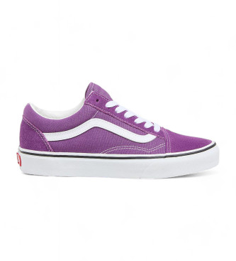 Vans Old Skool Theory Fliederfarbene Lederturnschuhe