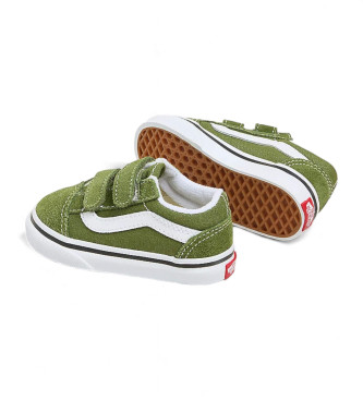 Vans Sapatilhas Old Skool em pele verde