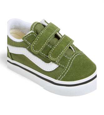 Vans Sapatilhas Old Skool em pele verde