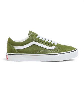 Vans Sapatilhas Old Skool em pele verde