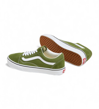 Vans Sapatilhas Old Skool em pele verde