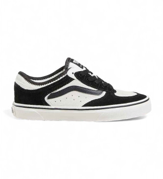 Vans Skórzane buty sportowe Rowley Classic biały, czarny