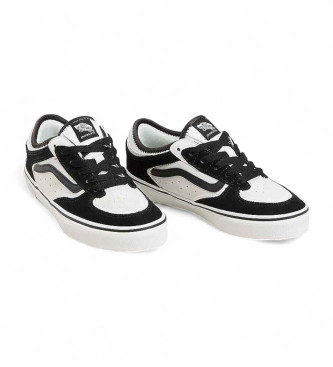 Vans Skórzane buty sportowe Rowley Classic biały, czarny