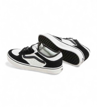 Vans Skórzane buty sportowe Rowley Classic biały, czarny