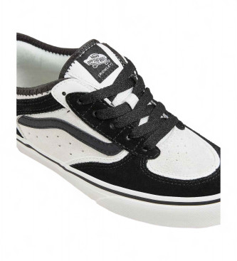 Vans Skórzane buty sportowe Rowley Classic biały, czarny